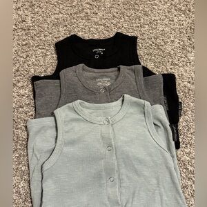 3 Little Bipsy 18-24 short rompers